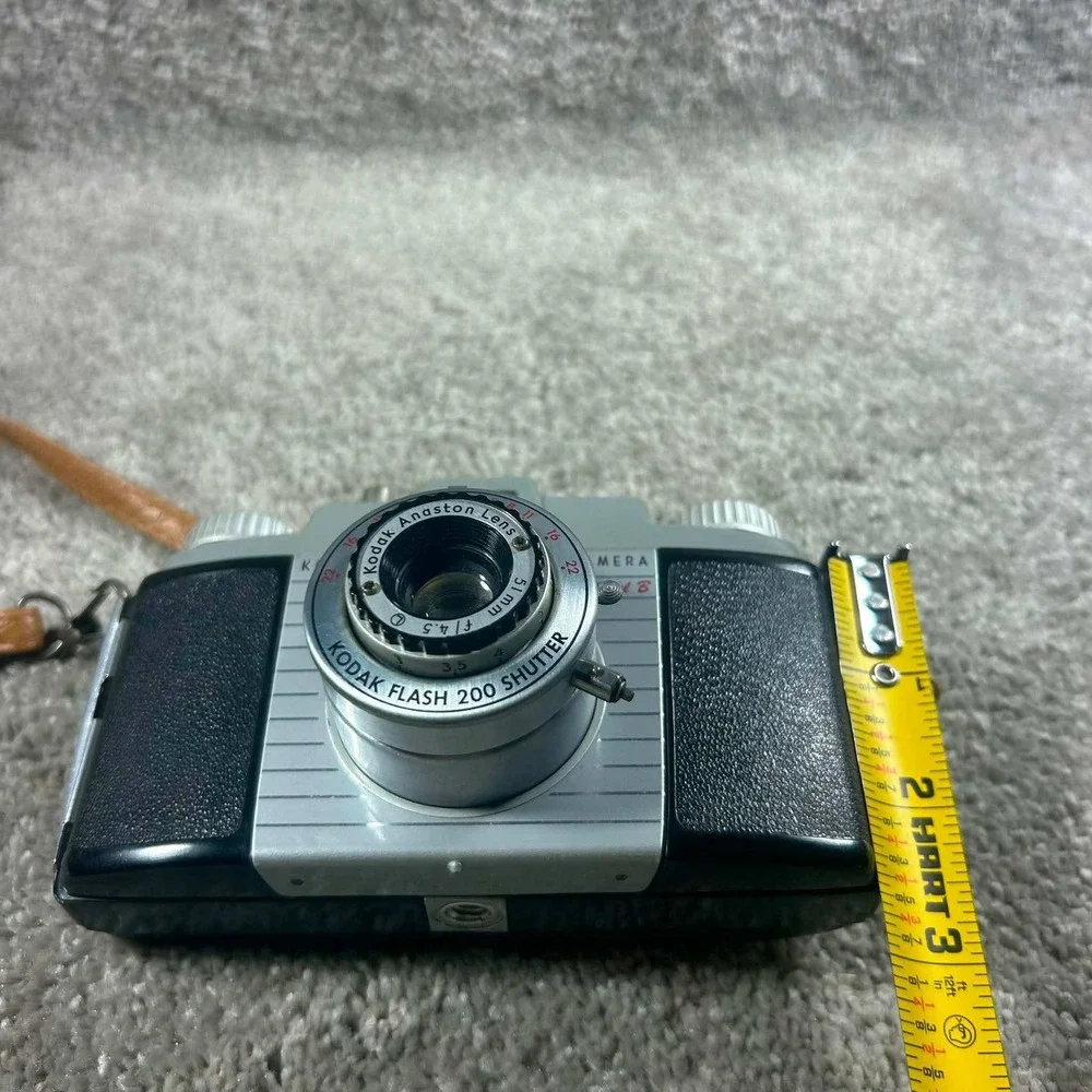 Kodak Pony 135 Model B Camera Black Grey Anaston 51mm f/4.5 Vintage - not tested